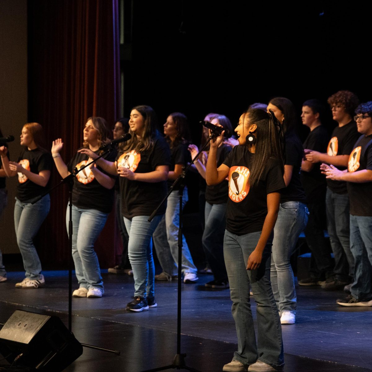 Singers performing at the Fall Fantastical. 